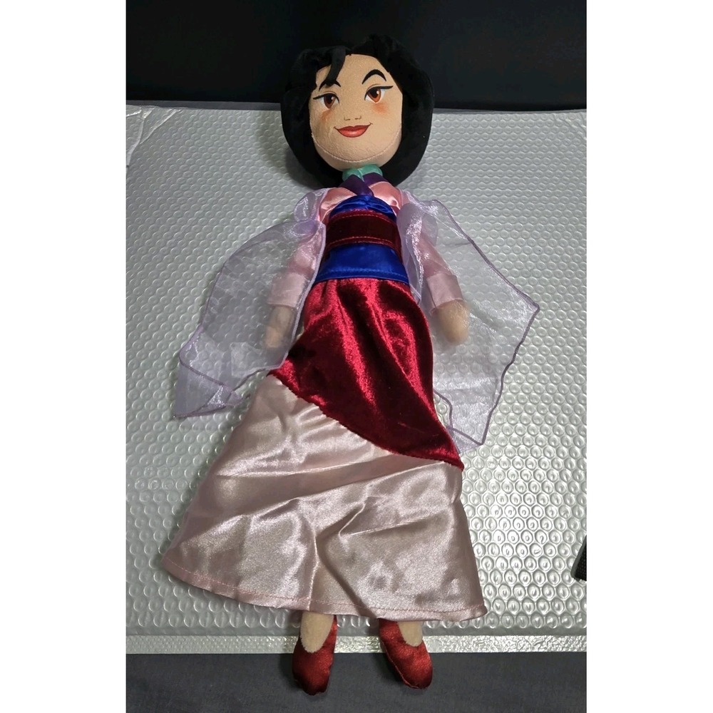 Disney Store Princess Mulan Plush 20" Authentic Dress Soft Stuffed Doll - Picture 3 of 7